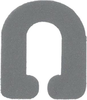 Bügelapplikation Reflex Buchstabe N  30x34mm